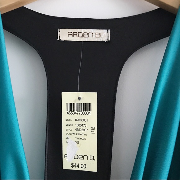 💛 SALE Arden B Teal Club Dress with Racer Back - Picture 4 of 8